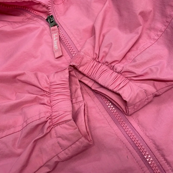 L.L. Bean pink nylon jacket XL - Picture 7 of 13